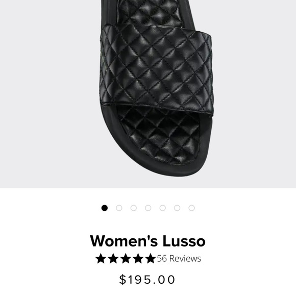 APL Lusso Quilted Slide Coastal blue  Sandals womens 6 - Picture 13 of 13